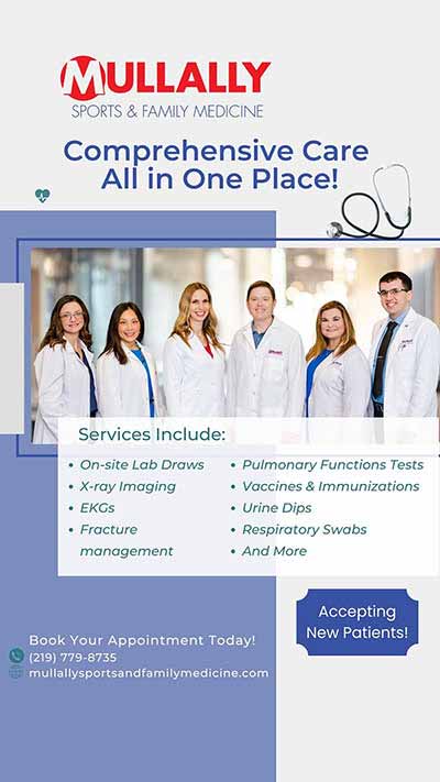 Comprehensive Care All in One Place at Mullally Sports & Family Medicine in Crown Point, IN