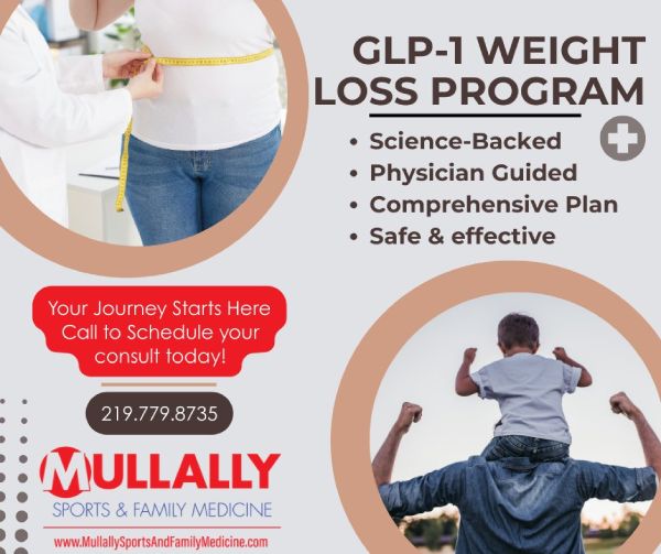 GLP-1 Weight Loss Program at Mullally Sports and Family Medicine in Crown Point, IN