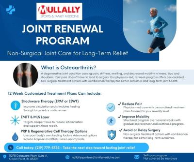 Osteoarthritis Treatment in Crown Point, IN